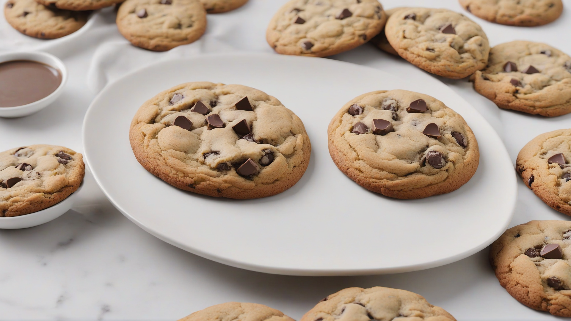 Biscotti con gocce di cioccolato