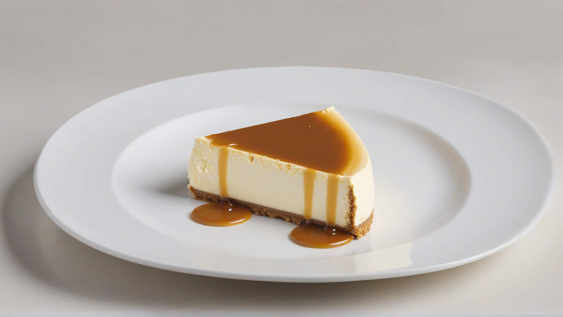 Cheesecake al caramello salato