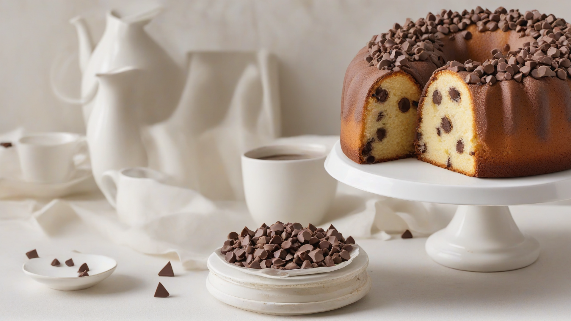 Ciambella con gocce di cioccolato