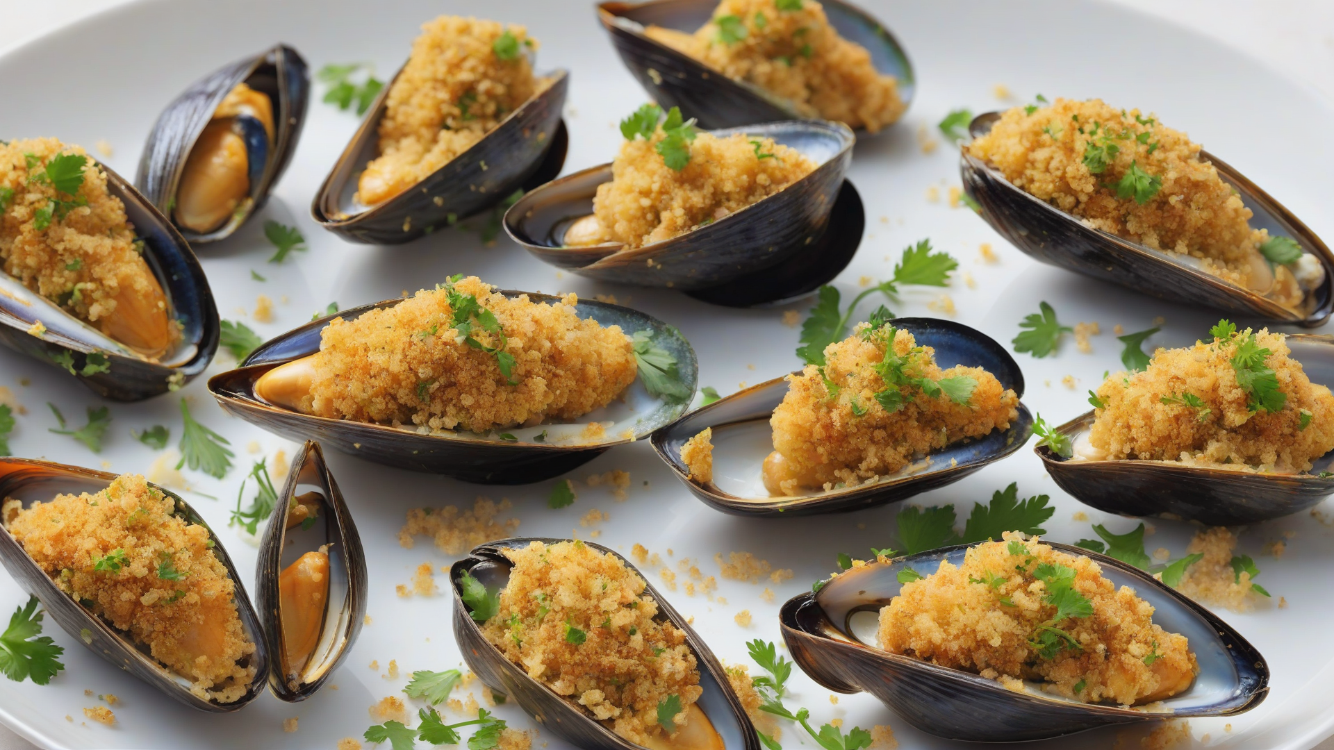 Cozze gratinate al forno