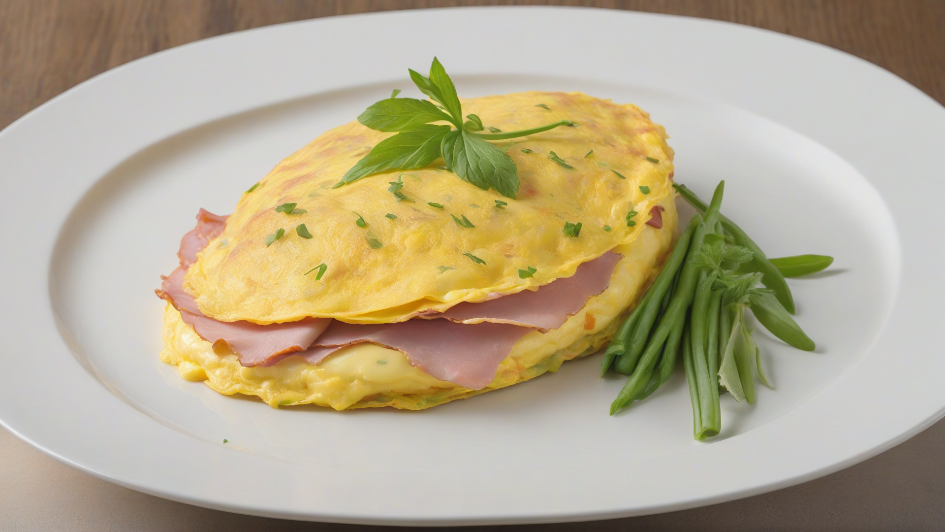 Omelette al prosciutto