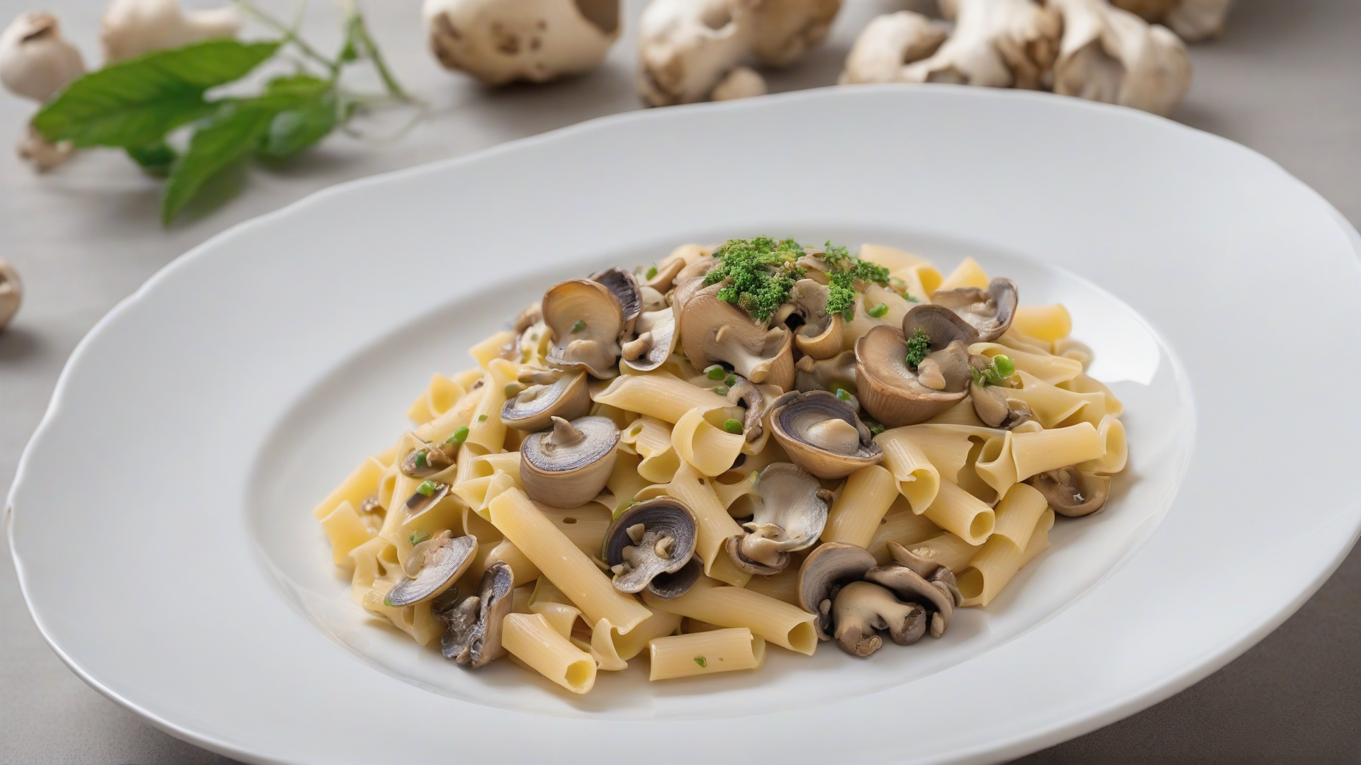 Pasta con Funghi Porcini