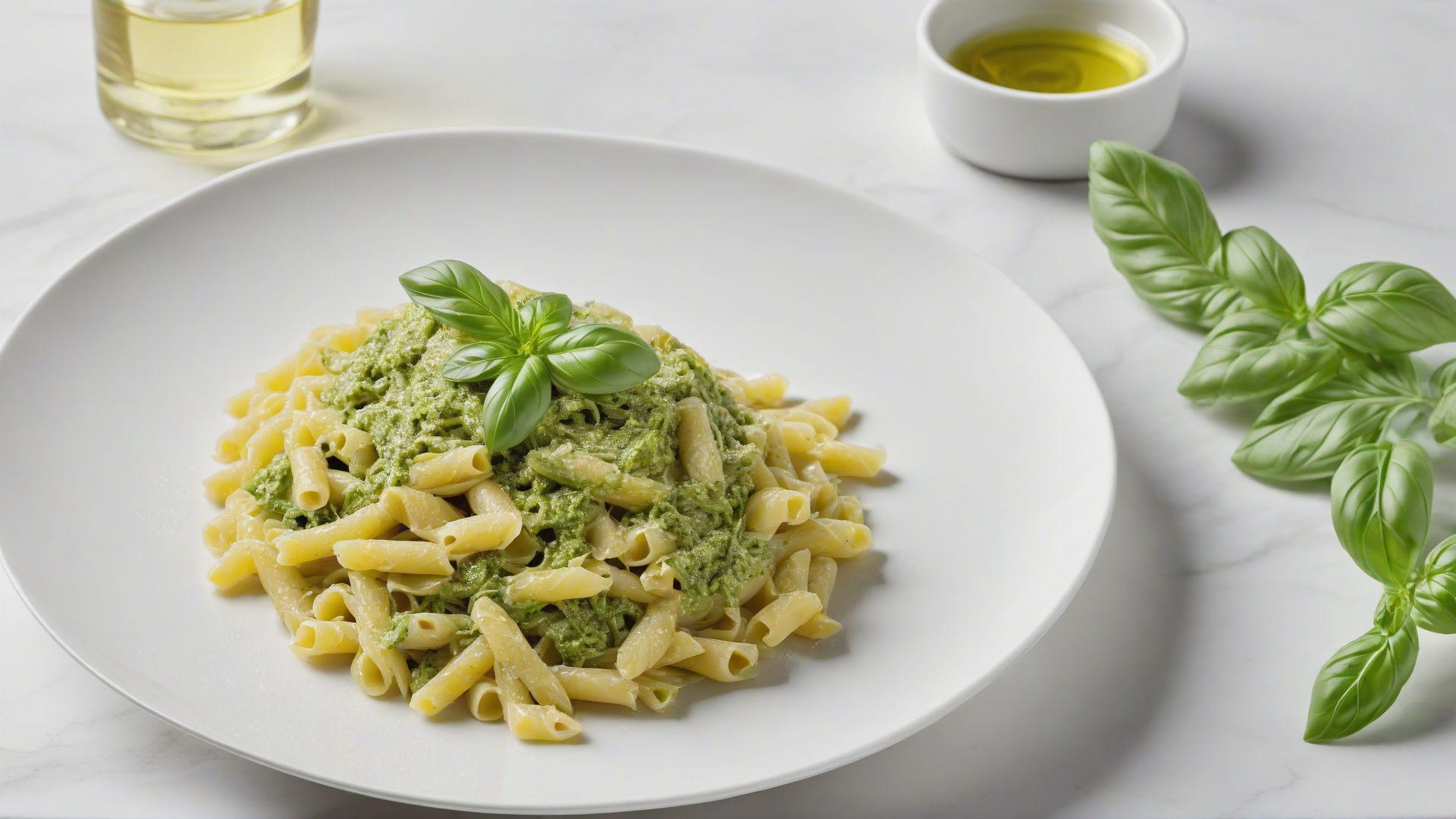 Pasta fredda con pesto