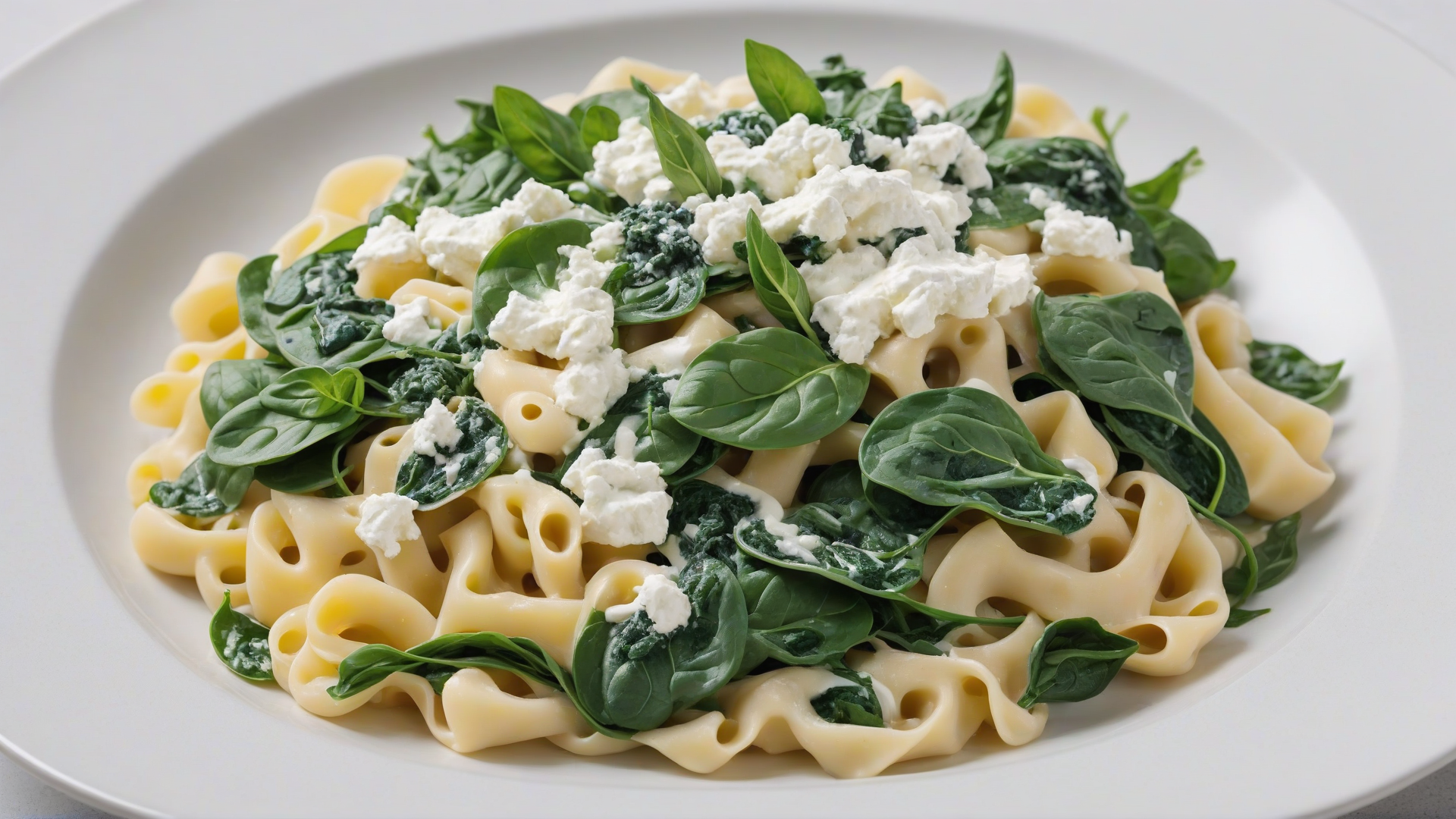 Pasta ricotta e spinaci