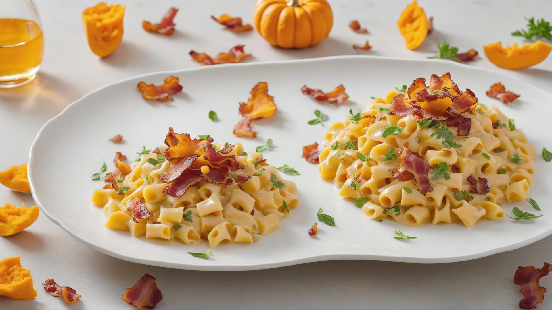 Pasta Zucca e Pancetta