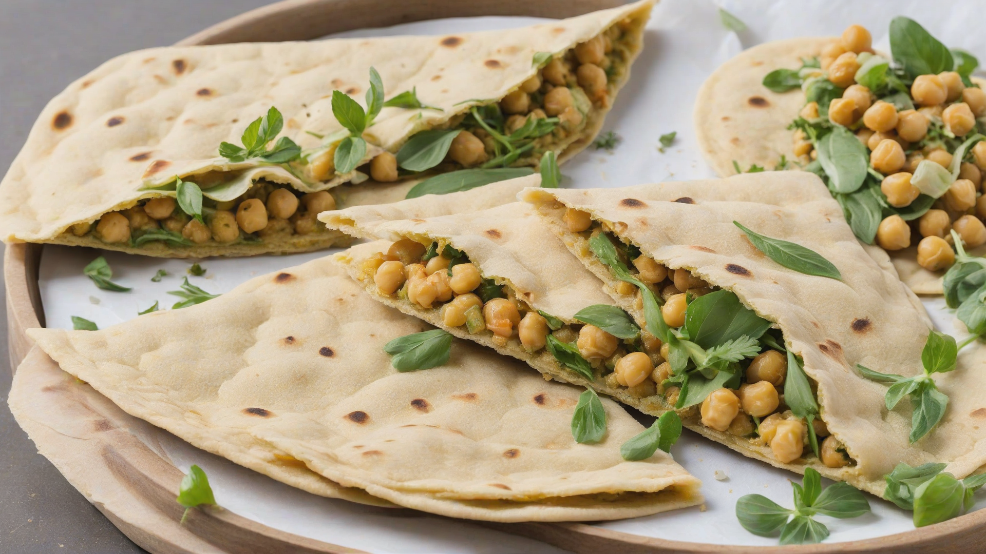 Piadine con Farina di Ceci