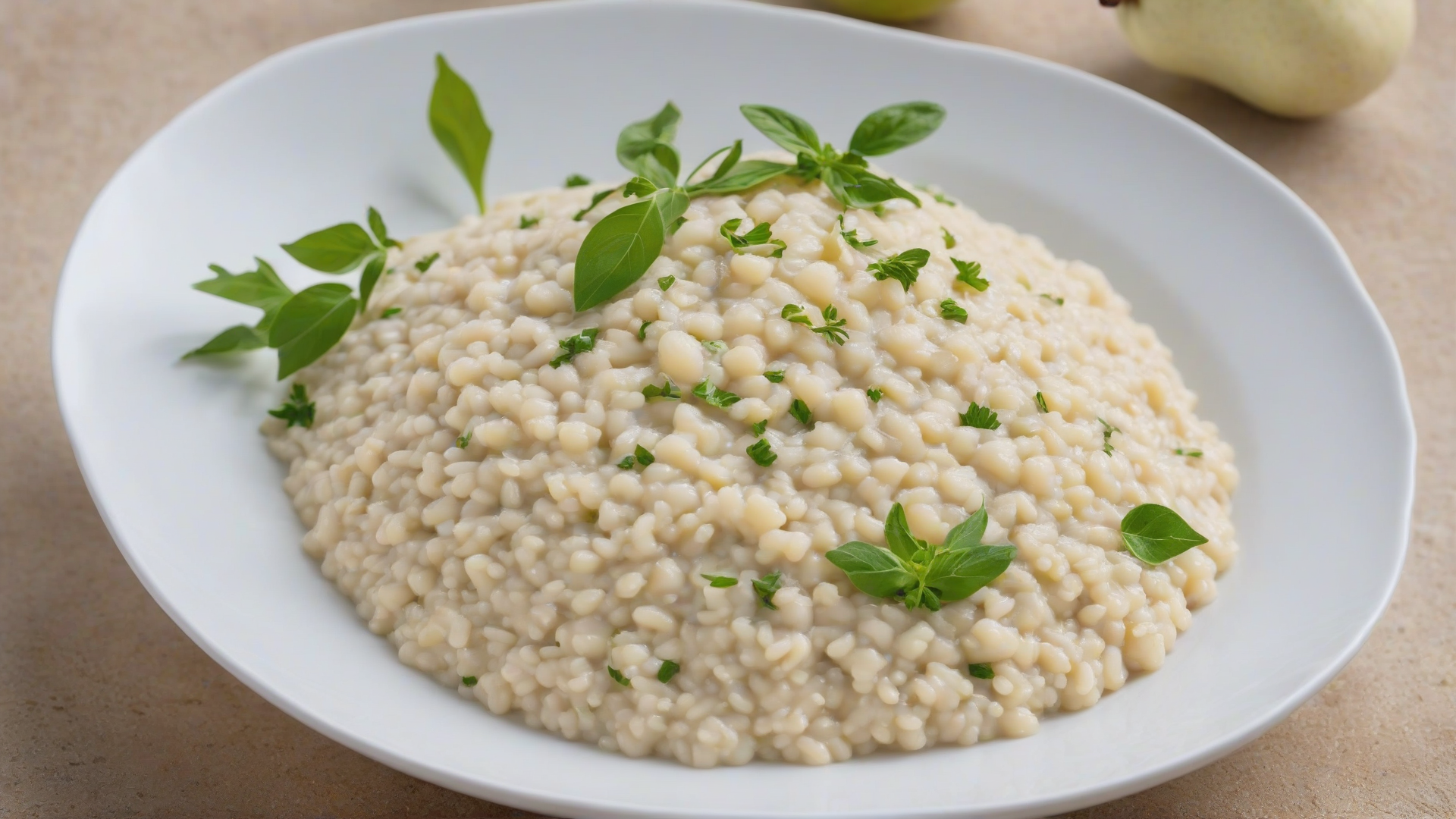 Risotto alle pere e gorgonzola