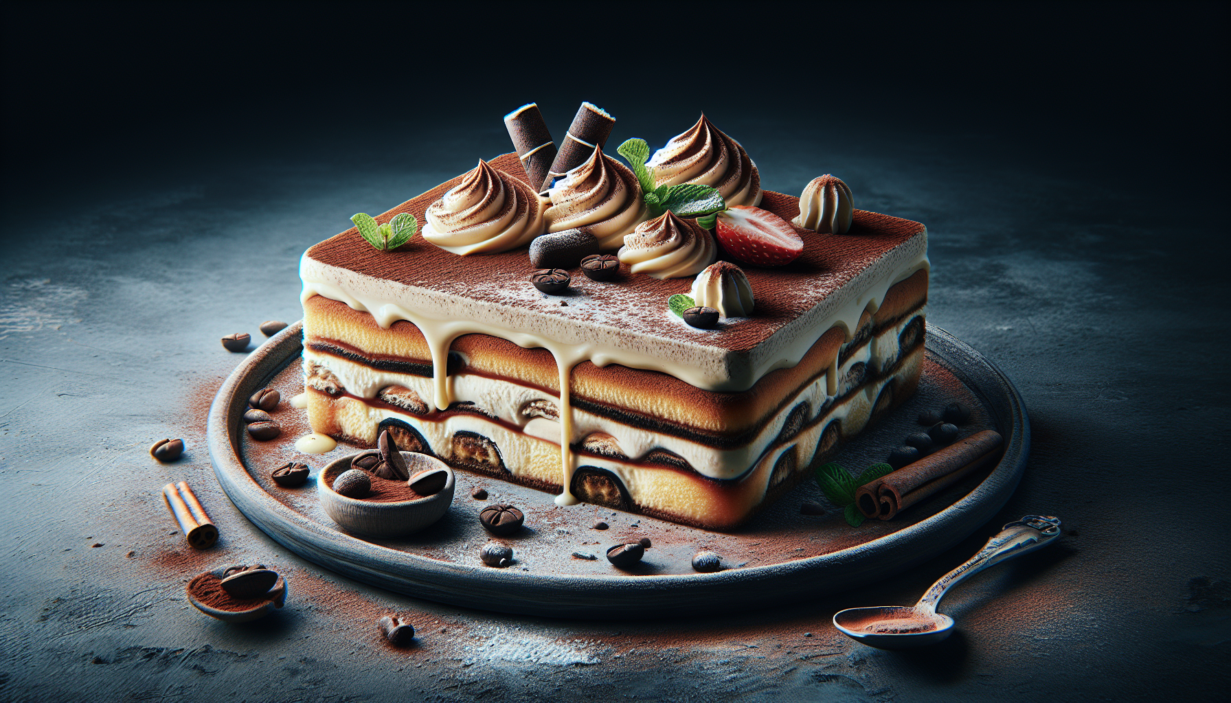 Tiramisù con panna