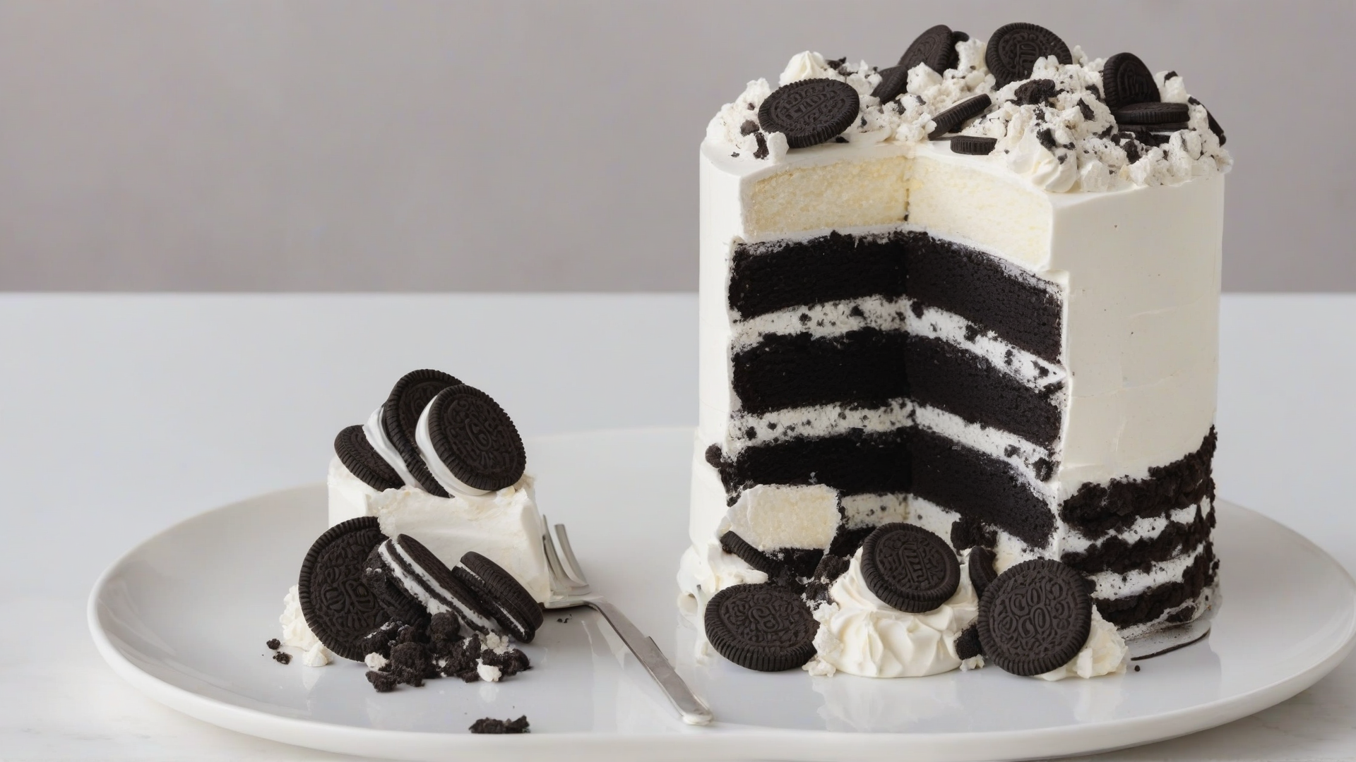 Torta con Oreo