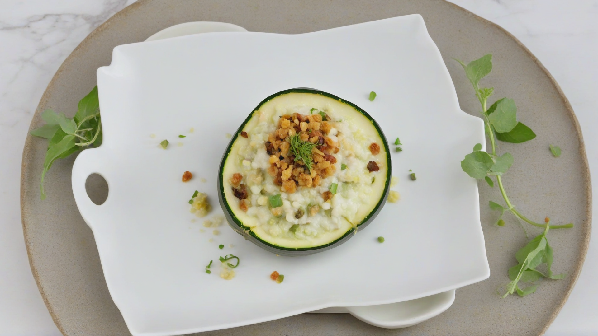 Zucchine ripiene vegetariane al forno - Cotto e Postato